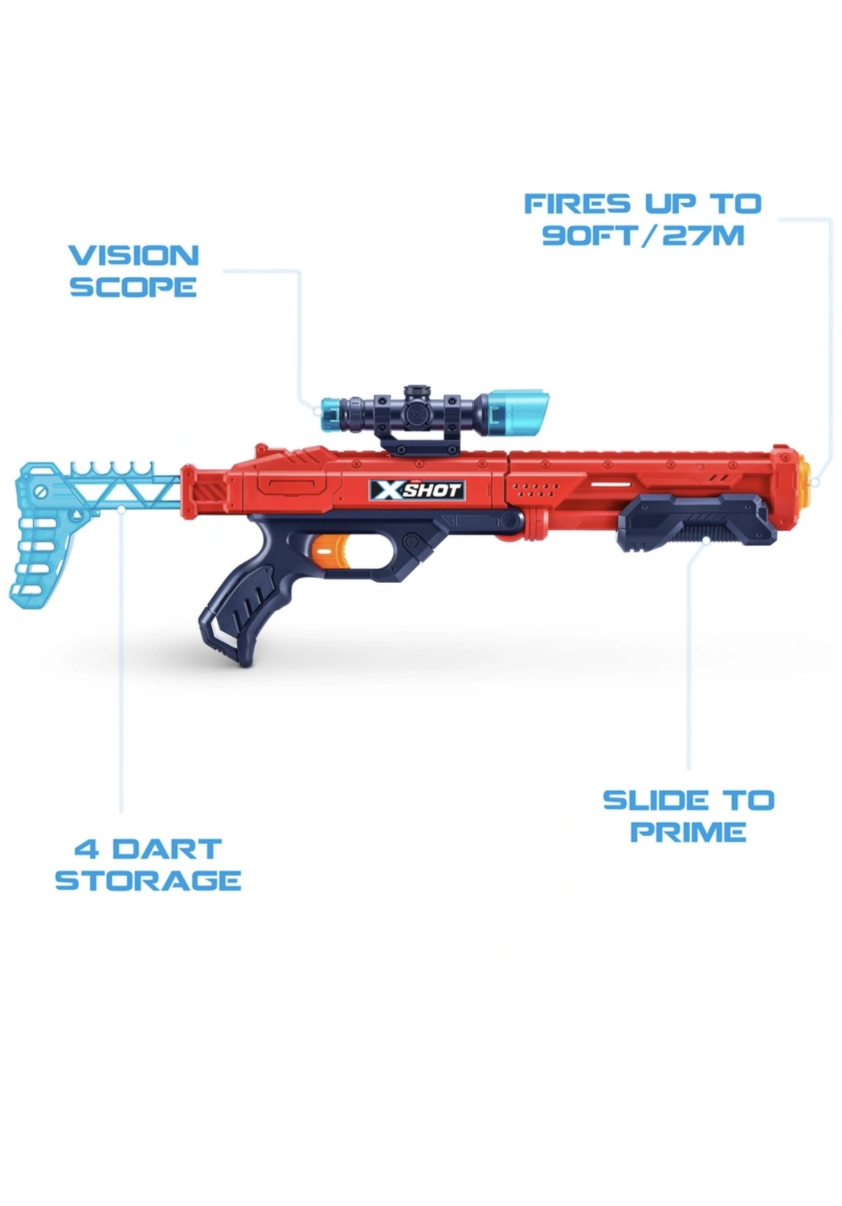 X-SHOT HAWK EYE foam dart blaster