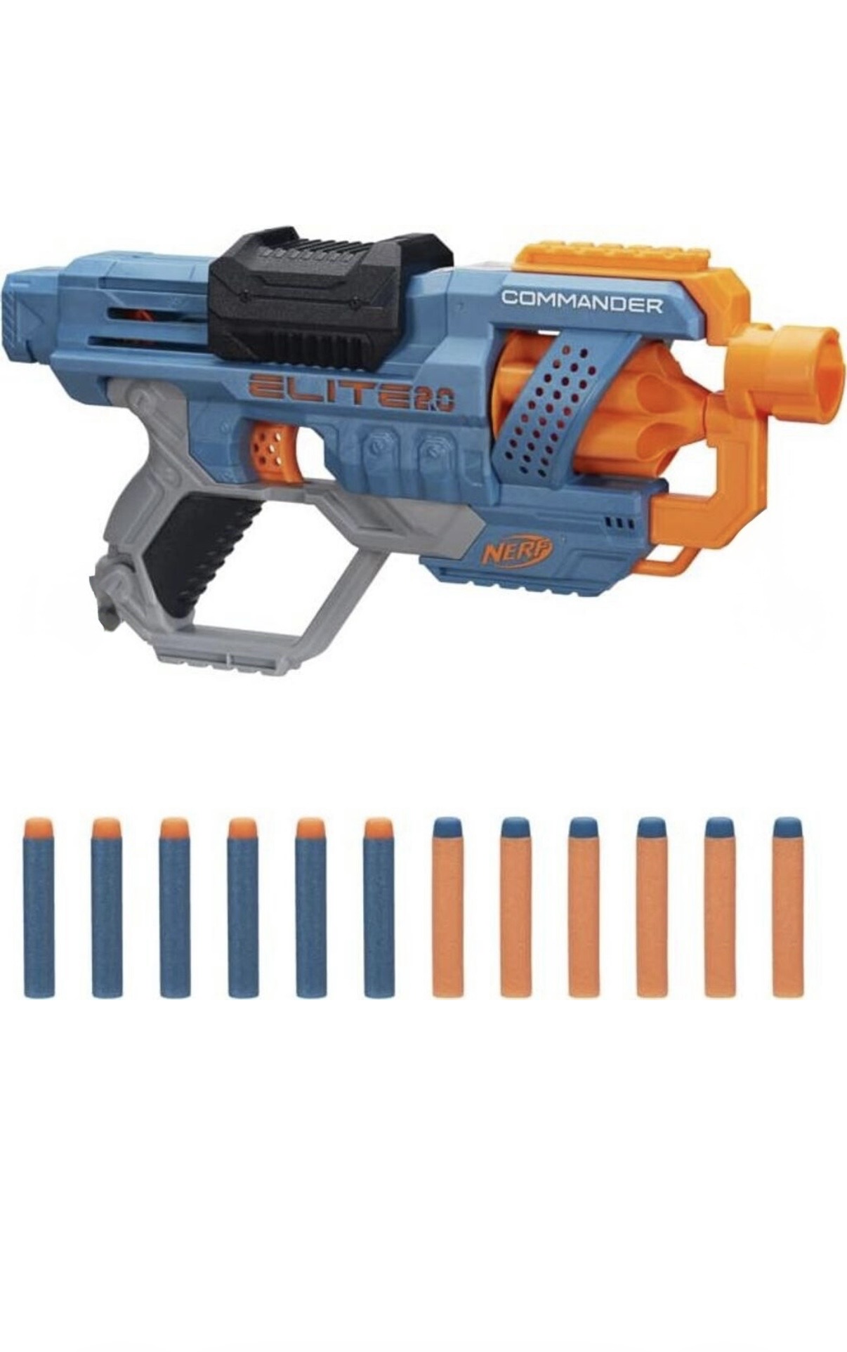 NERF ELITE 2.0 COMMANDER foam dart blaster